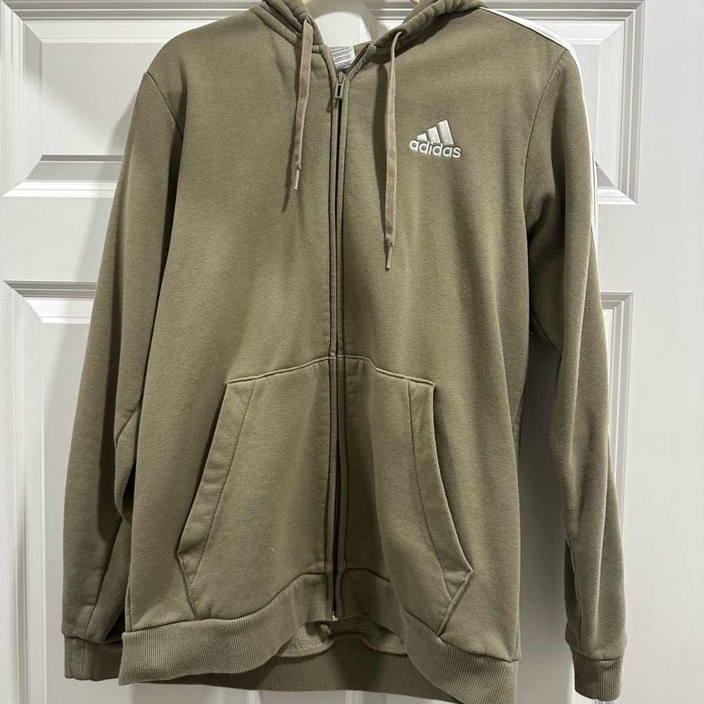 Adidas Olive Green Hoodie